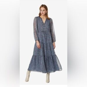 Lucky Brand Blue Maxi Dress